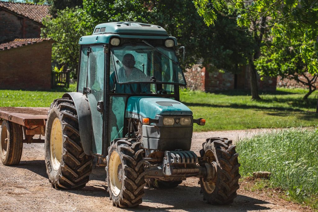 Trattore agricoltura biologica